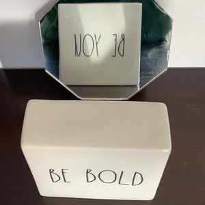 New Rae Dunn Paper Weight “BE BOLD” “BE YOU”